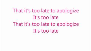 Pixie Lott-Apologize (with lyrics on screen) Wealth