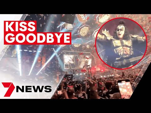 Kiss rock brisbane before final australian show on the gold coast | 7news