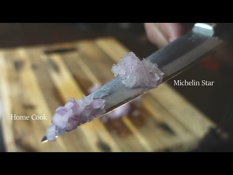 How to Cut Michelin Star Onions