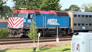Metra Trains at Mt. Prospect Train Station, Mt. Prospect, IL