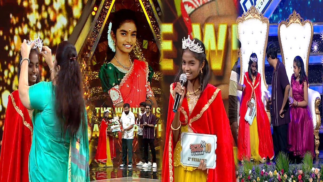 Super Singer Junior Season 10 | 2nd Finalist - Sara Suruthi - YouTube
