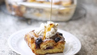 ¡Tostadas Francesas Horneadas con Croissants y Arándanos! 🥐 - Francisca Mejía