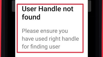 Moj App Fix User Handle not found Please ensure you have used right Handle for finding Problem