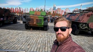 Captured NATO Tanks in Moscow!