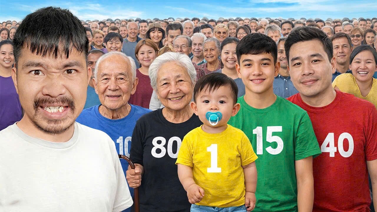 PHD - Thử Thách Gặp Người Từ 1 Đến 100 Tuổi - Chiến Thắng Thuyết Phục