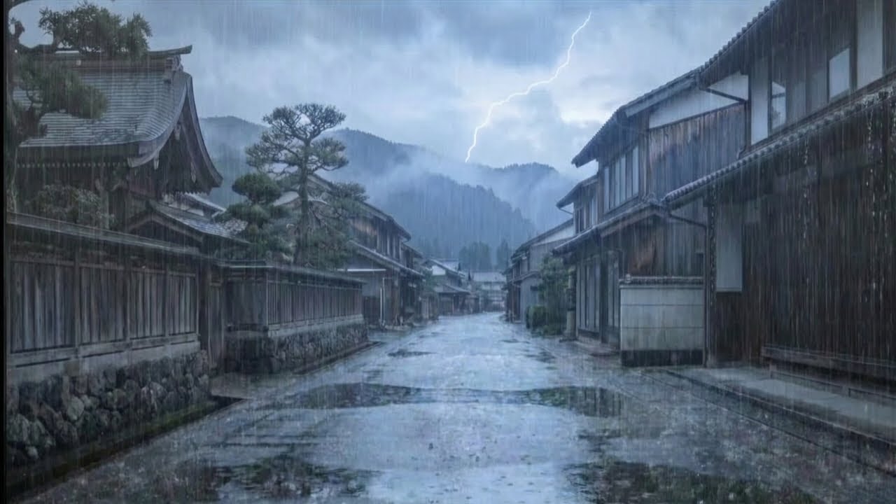 3 Minutes to Deep Sleep!!!  Powerful Rain & Thunder for Insomnia Relief