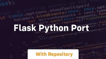 flask python port