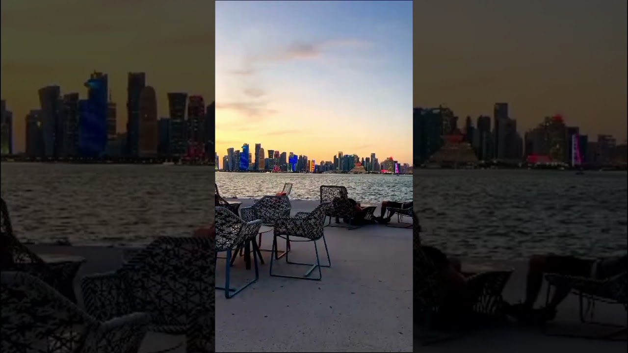 Qatar Sunset view at Cornish 