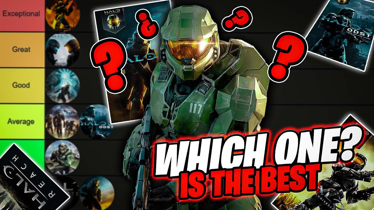 Ranking all the halo games as a whole.