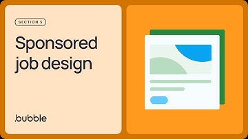 Job & sponsored card design: Getting started with Bubble (Lesson 5.4)