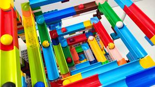 LEGO Marble Labyrinth — Can Every Marble Find the Way Out? 🌀👀