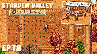 A Great Start To Fall Stardew Valley 1.6 Lets Play - Ep 18