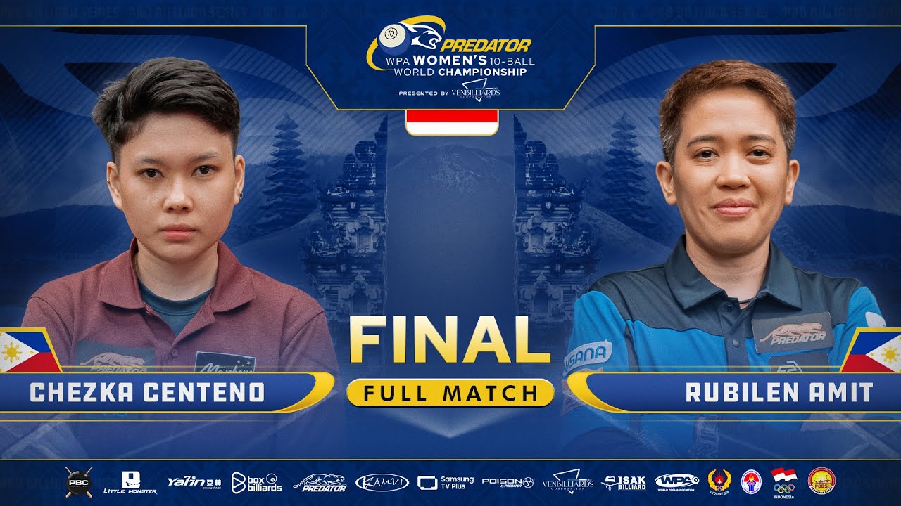 🇵🇭 FINAL CENTENO vs AMIT - Predator WPA Women's 10-Ball World Championship presented by VenBilliards