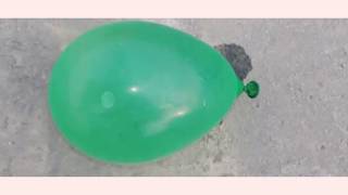 Giant 3Ft Balloon Pop In Slow Motion