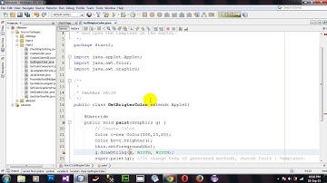 Get Brighter Version Of Current Color in Java Applet and AWT in Netbeans