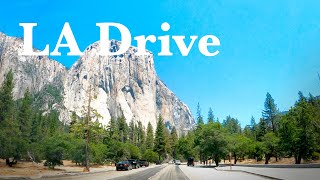Los Angeles Drive 4k - Yosemite Drive