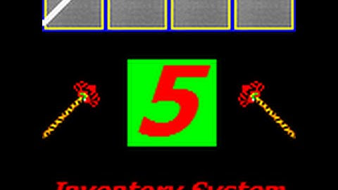 How to make an inventory system in game maker studio part 5