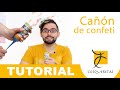 🎨TUTORIAL - Cómo hacer 🎉CAÑÓN DE CONFETI casero con ROLLOS DE PAPEL HIGIÉNICO [MANUALIDADES fáciles]