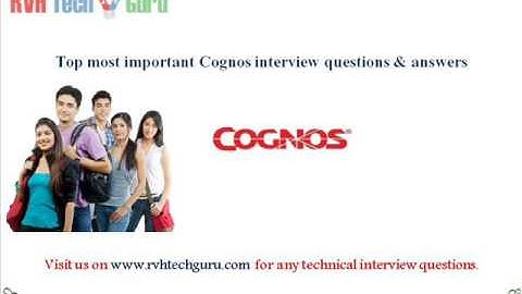 Top 134 Cognos interview questions and answers