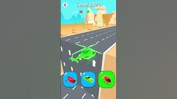 Shape shifting2 game level #3471    hyper casual game #shapeshifting  #gameplay #gaming #shortvideo