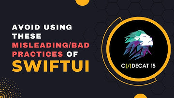 Misleading practices of SwiftUI on the internet