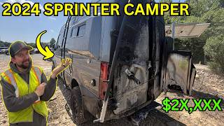 Burned Out 2024 Mercedes Sprinter Camper — Worth The Risk?