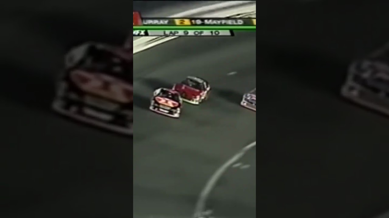 Jamie McMurray hangs on