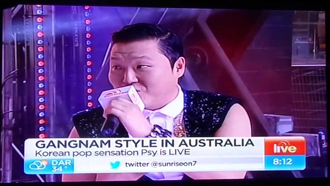 PSY'S INTERVIEW WITH SUNRISE (AUSTRALIA)