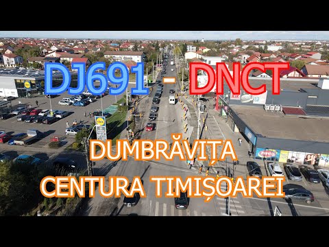 DJ691 - DNCT | Dumbrăvița - Centura Timișoarei | Stadiu lucrări 12.11.2023