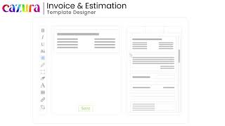 Cazura Invoice & Estimation Template Design 2D Animation Video