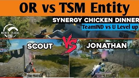 || TSM Entity vs OR FIGHT || SYNERGE CHICKEN DINNER || JONATHAN vs SCOUT || PMWL HIGHLIGHTS 1080 ||