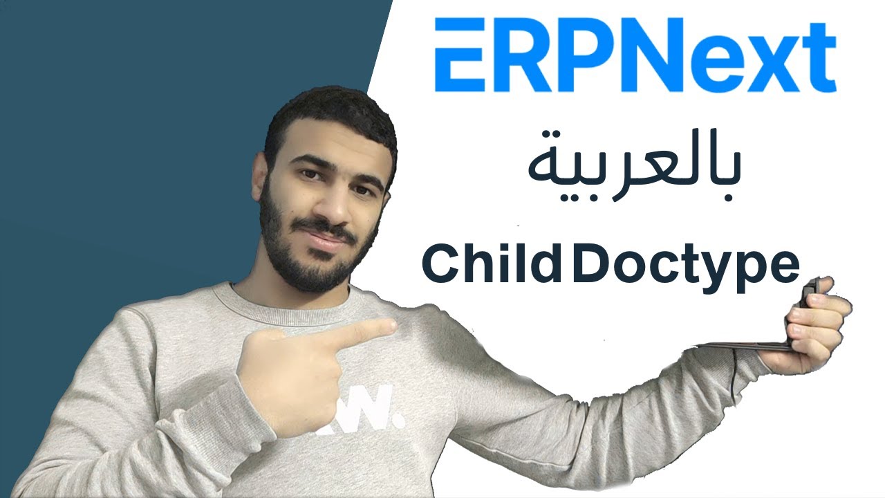 frappe erpnext course | child doctype - YouTube