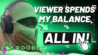 This LUCKY VIEWER got to spend MY BALANCE and KEEPS 10% OF ALL THE WINNINGS!!