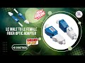 LC Male to LC Female Fiber Optic Adapter (LC FEMALE-LC MALE) II #ftth #opticalfiber #attenuator