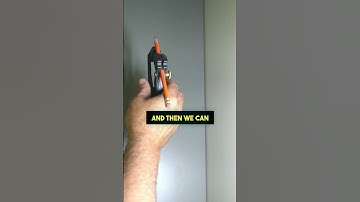 How to scribe a cabinet to the wall. 🔥 #cabinet #diy #construction