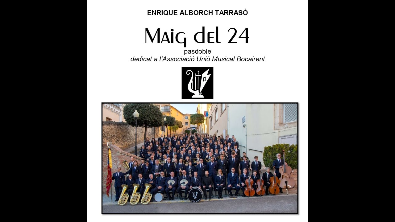 MAIG DEL 24, pasdoble (2021) d'Enrique Alborch