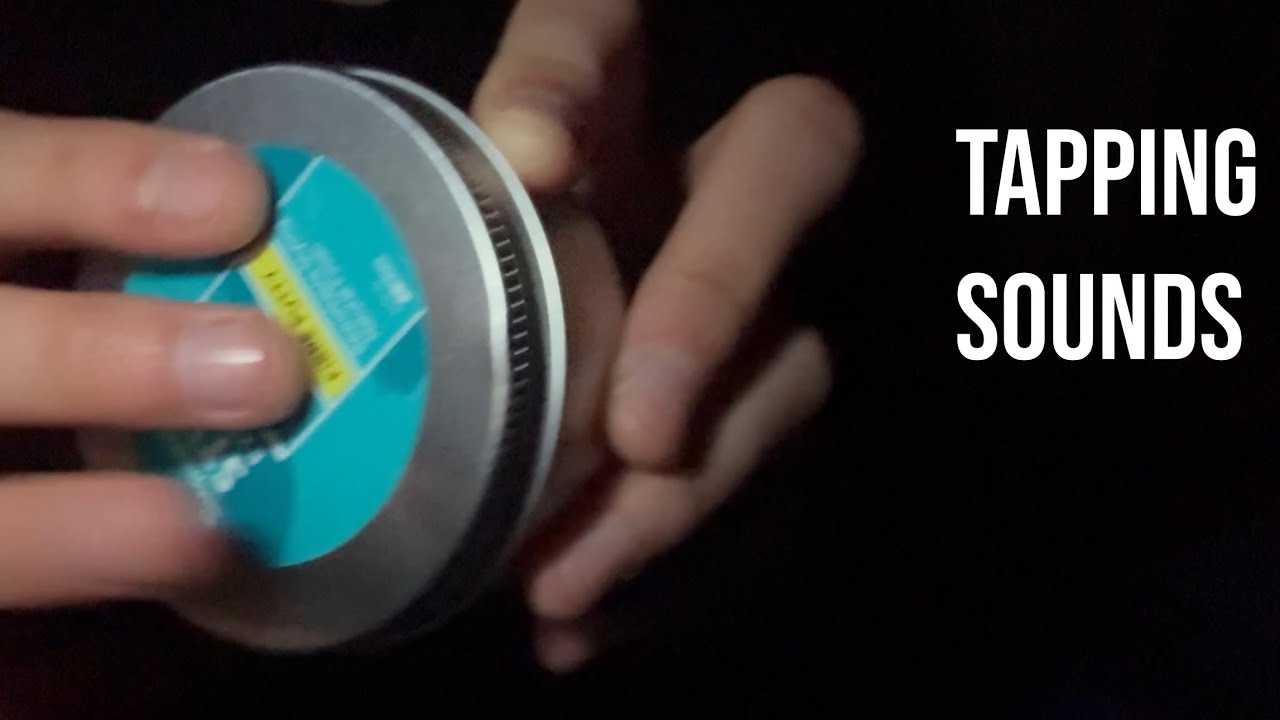ASMR Tapping Sounds (No Talking) LOWFI Dark Background - YouTube
