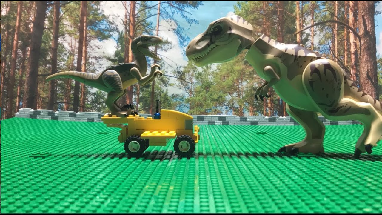Mowing Mayhem: The Raptors Are Now Landscapers?! | Lego Jurassic World ...