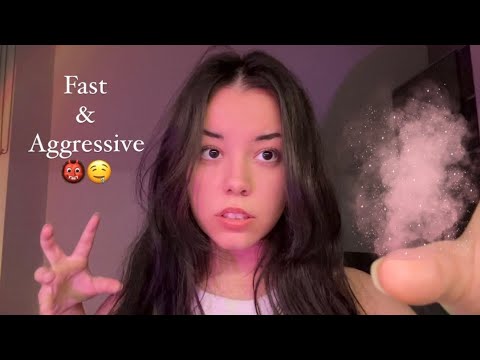 Fast & Aggressive ASMR | Visualisations | Fireworks | Chaotic and Fun Triggers ✨