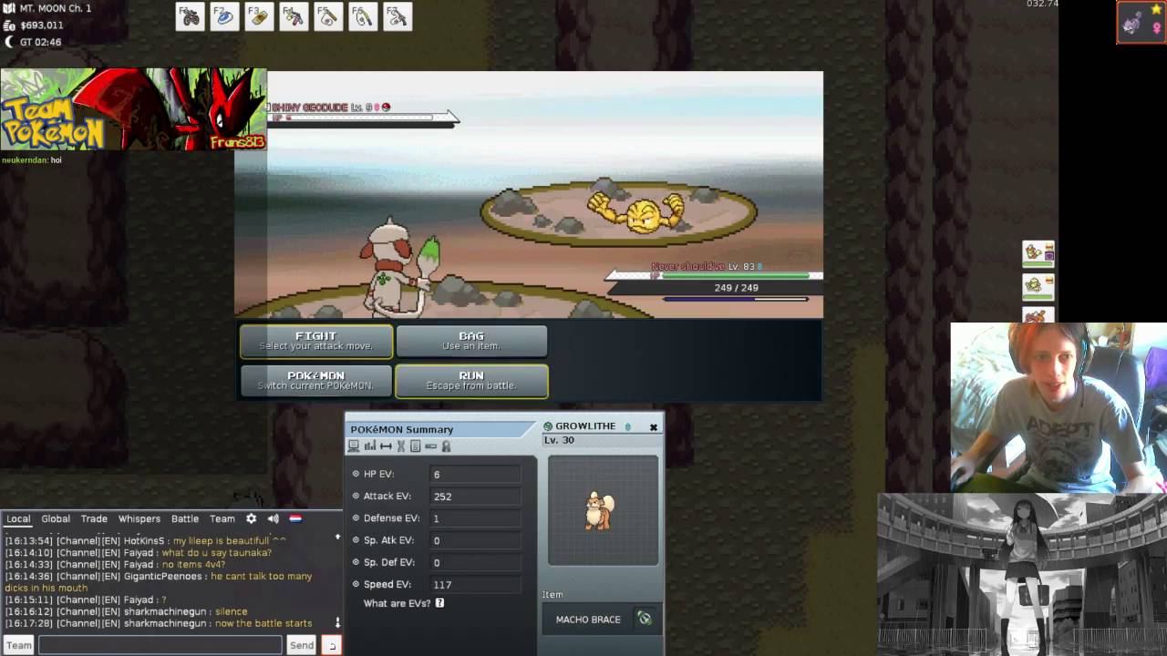 Shiny Geodude PokeMMO