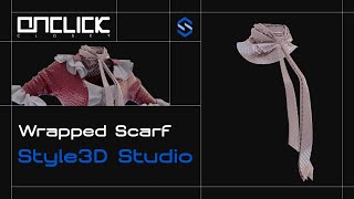 Wrapped Scarf workflow in Style3D Studio | Intermediate Level | Following by Pleated pants Timelapse screenshot 3