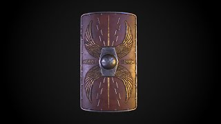 roman shield (scutum) turnatable