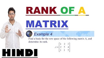 What is Rank with an example II HINDI/ Urdu