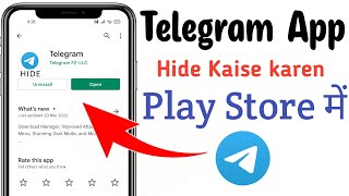 How to hide Telegram app in Play Store | How To hide Telegram in Play Store | Tech News screenshot 4