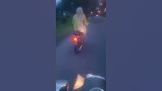 Ridding sama cewek pake yamaha v75 jogja
