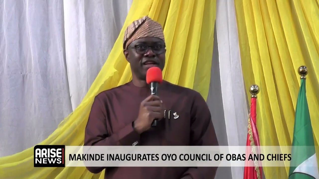 MAKINDE INAUGURATES OYO COUNCIL OF OBAS AND CHIEFS