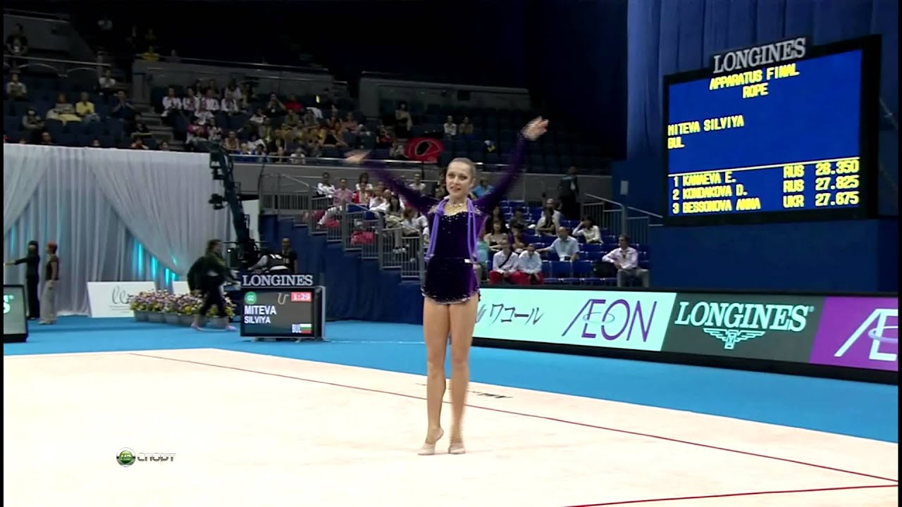 Silviya Miteva Rope Final 2009 World Championships (HD)