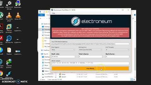 How to Mine Electroneum in Windows || Electroneum Mining || Crypto Mining
