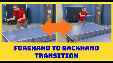Forehand to Backhand Drive Transition | Table Tennis | Pingpong.ge