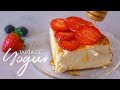 TARTA DE YOGUR - MUY FÁCIL Y DELICIOSA | #POSTRESSALUDABLES